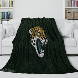 Jacksonville Jaguars Blanket Flannel Fleece Throw Room Decoration (Online Order Only)