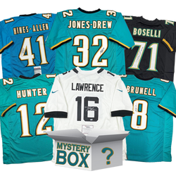 Autographed/Signed Jacksonville Football Jersey Mystery Box with PSA JSA or Beckett COA