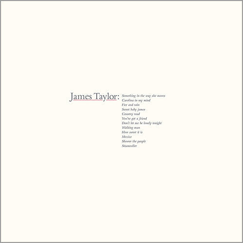 James Taylor's Greatest Hits (2019 Remastered) (180 Gram Vinyl) [Vinyl] (ONLINE ORDER ONLY)