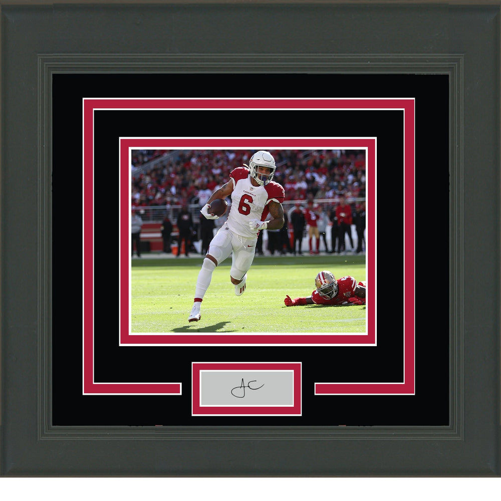 Framed James Conner Facsimile Laser Engraved Signature Auto Arizona Cardinals 11x14 Football Photo (ONLINE ORDER ONLY)