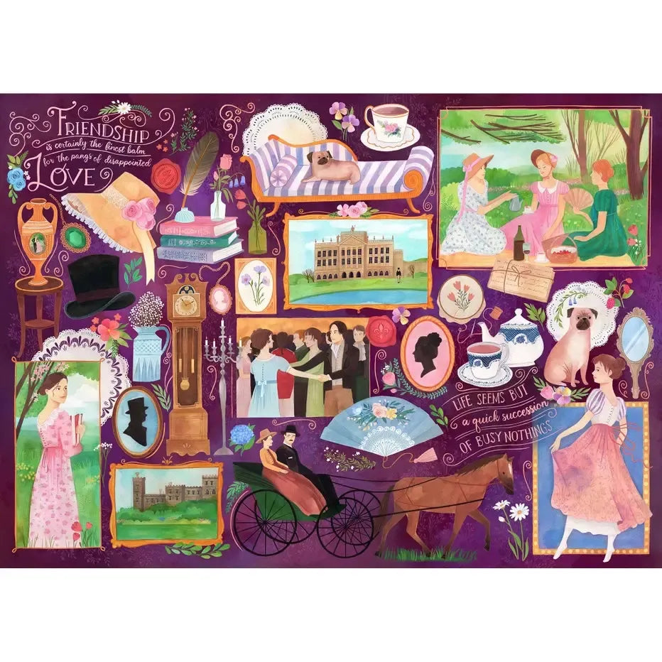 Jane Austen 1000 Piece Jigsaw Puzzle Gibsons (ONLINE ORDER ONLY)