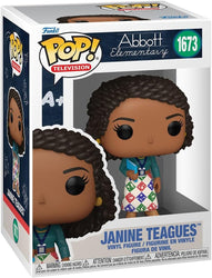 Abbott Elementary Janine Teagues Funko Pop! Vinyl Figure #1673 with Funko Protector (Online Order Only)