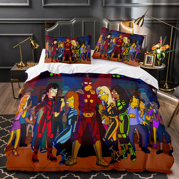 Japan Anime Cosplay Bedding Set Quilt Covers Room Decoration (Online Order Only)