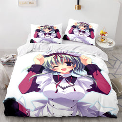 Japan Anime Maid Cosplay Bedding Sets Quilt Covers Without Filler (Online Order Only)
