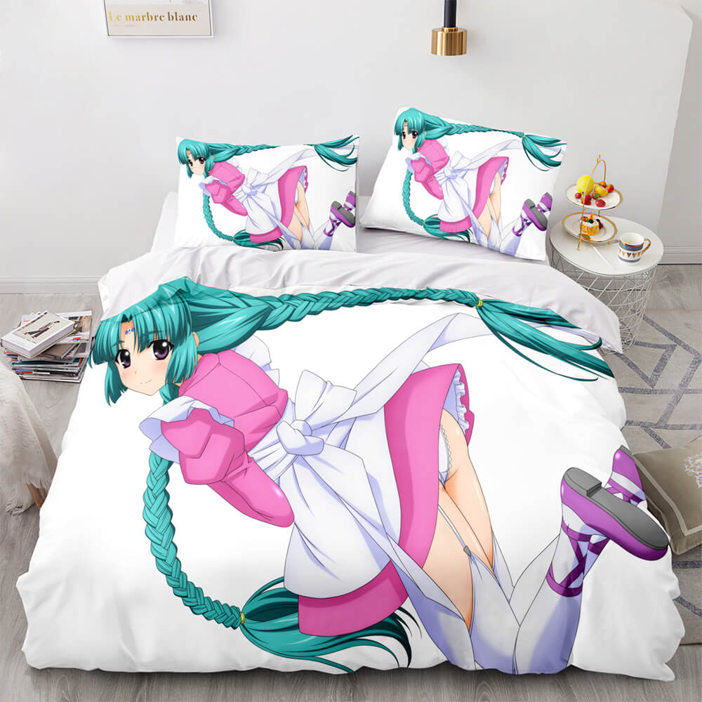 Japan Anime Maid Cosplay Bedding Sets Quilt Covers Without Filler (Online Order Only)