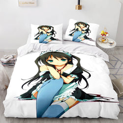 Japan Anime Maid Cosplay Bedding Sets Quilt Covers Without Filler (Online Order Only)