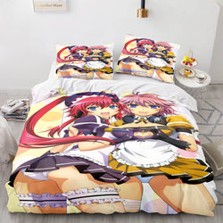 Japan Anime Maid Cosplay Bedding Sets Quilt Covers Without Filler (Online Order Only)