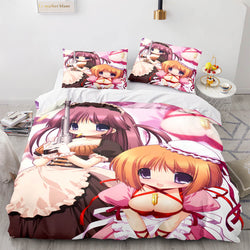 Japan Anime Maid Cosplay Bedding Sets Quilt Covers Without Filler (Online Order Only)