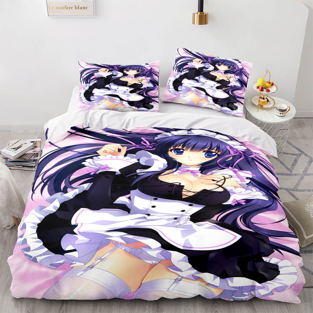 Japan Anime Maid Cosplay Bedding Sets Quilt Covers Without Filler (Online Order Only)