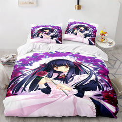 Japan Anime Maid Cosplay Bedding Sets Quilt Covers Without Filler (Online Order Only)
