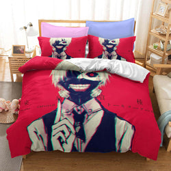 Japan Anime Tokyo Ghoul Cosplay Bedding Set Quilt Cover Without Filler (Online Order Only)