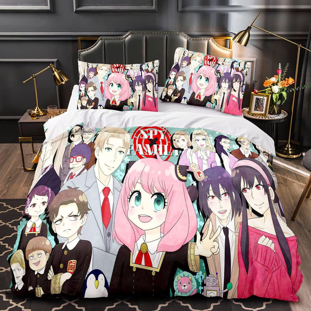 Japan Comics SPY×FAMILY 2022 Bedding Set Quilt Cover Without Filler (Online Order Only)