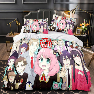 Japan Comics SPY×FAMILY 2022 Bedding Set Quilt Cover Without Filler (Online Order Only)