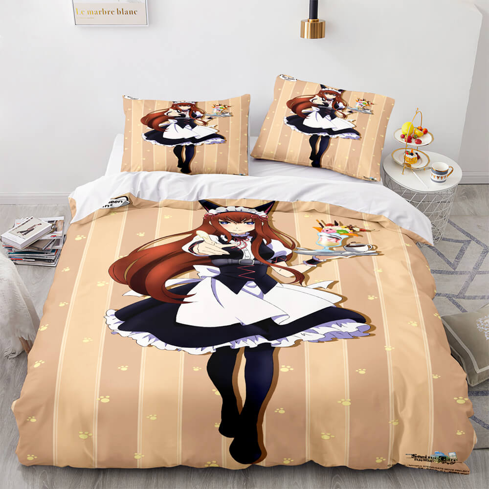 Japan Maid Bedding Set Cosplay Quilt Covers Room Decoration (Online Order Only)