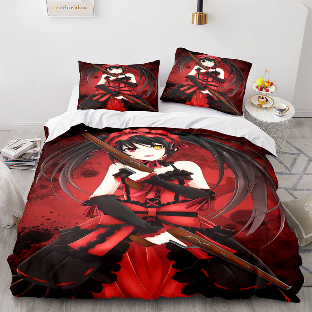 Japan Maid Bedding Set Cosplay Quilt Covers Room Decoration (Online Order Only)