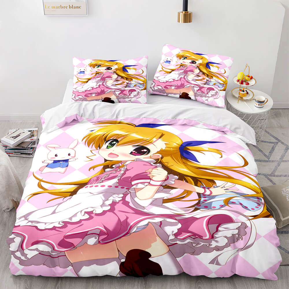 Japan Maid Bedding Set Cosplay Quilt Covers Room Decoration (Online Order Only)