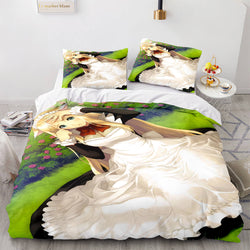 Japan Maid Bedding Set Cosplay Quilt Covers Room Decoration (Online Order Only)