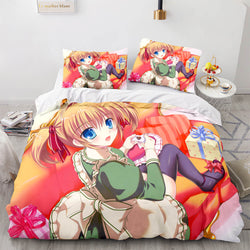 Japan Maid Cute Loli Cosplay Bedding Set Quilt Covers Without Filler (Online Order Only)