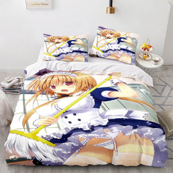 Japan Maid Cute Loli Cosplay Bedding Set Quilt Covers Without Filler (Online Order Only)