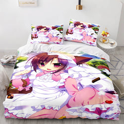 Japan Maid Cute Loli Cosplay Bedding Set Quilt Covers Without Filler (Online Order Only)
