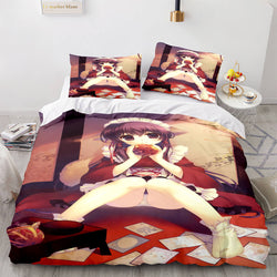 Japan Maid Cute Loli Cosplay Bedding Set Quilt Covers Without Filler (Online Order Only)