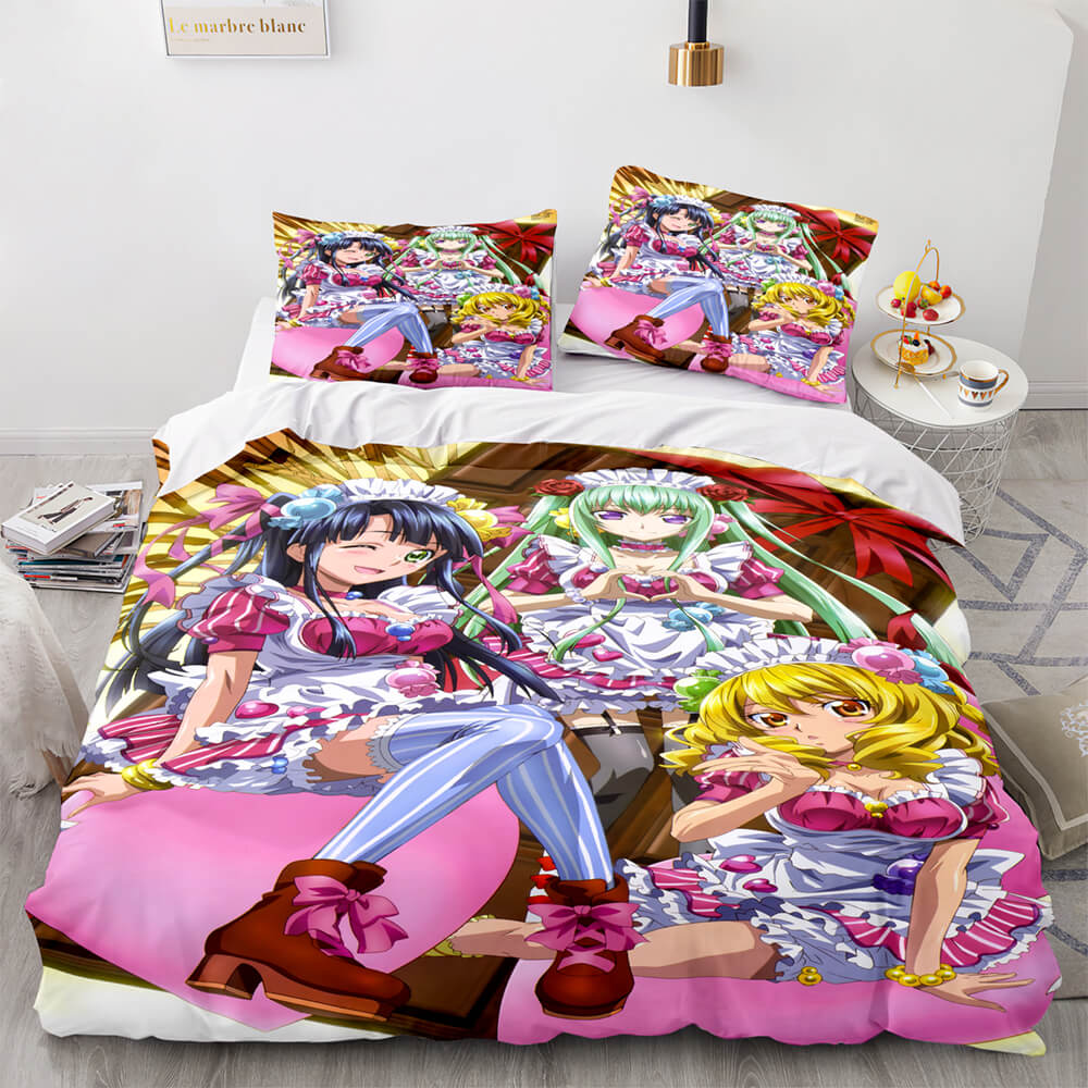 Japan Maid Cute Loli Cosplay Bedding Set Quilt Covers Without Filler (Online Order Only)