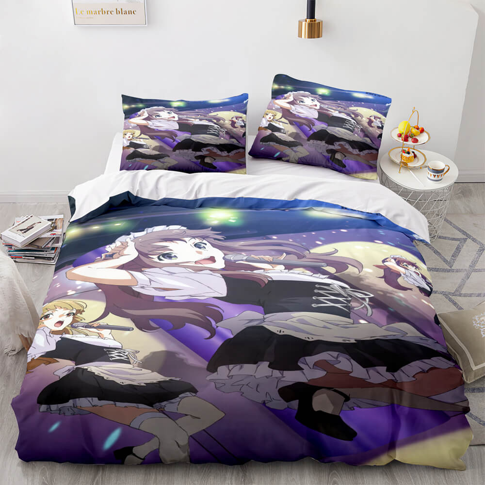 Japan Maid Cute Loli Cosplay Bedding Set Quilt Covers Without Filler (Online Order Only)