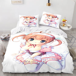 Japan Maid Cute Loli Cosplay Bedding Set Quilt Covers Without Filler (Online Order Only)