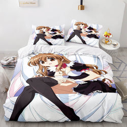 Japan Sexy Lady Maid Cosplay Bedding Set Quilt Covers Without Filler (Online Order Only)