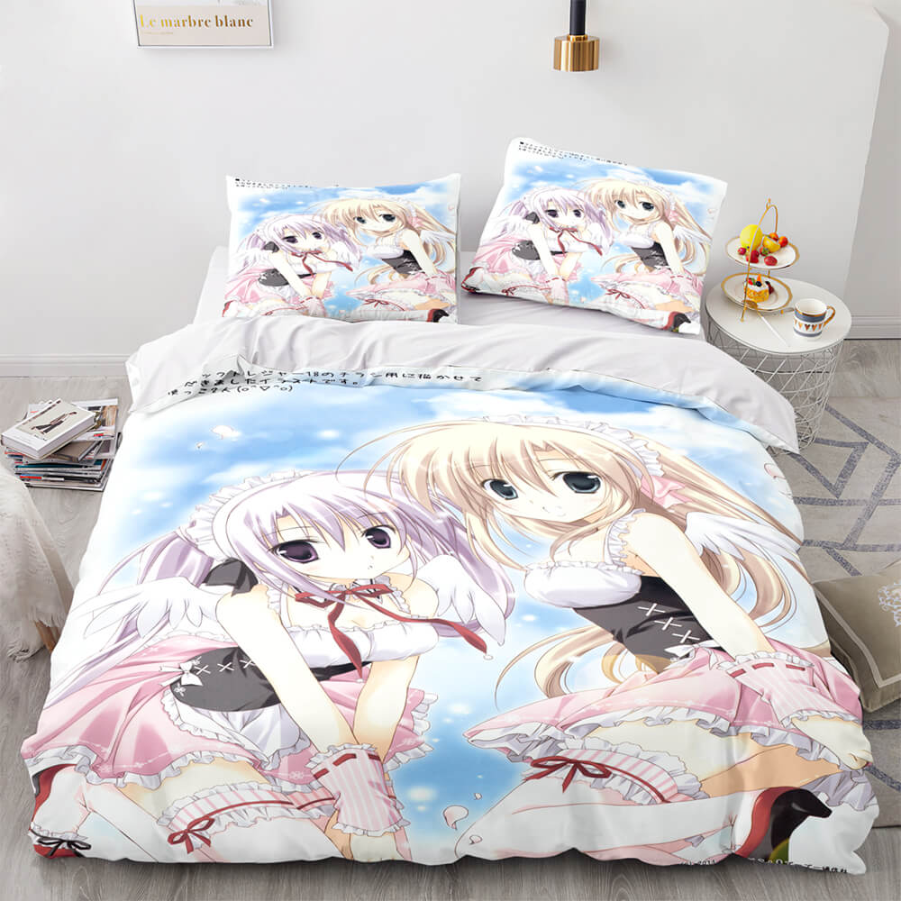 Japan Sexy Lady Maid Cosplay Bedding Set Quilt Covers Without Filler (Online Order Only)