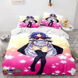 Japan Sexy Lady Maid Cosplay Bedding Set Quilt Covers Without Filler (Online Order Only)