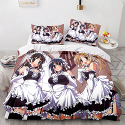 Japan Sexy Lady Maid Cosplay Bedding Set Quilt Covers Without Filler (Online Order Only)