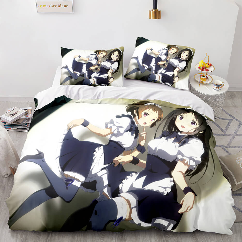 Japan Sexy Lady Maid Cosplay Bedding Set Quilt Covers Without Filler (Online Order Only)