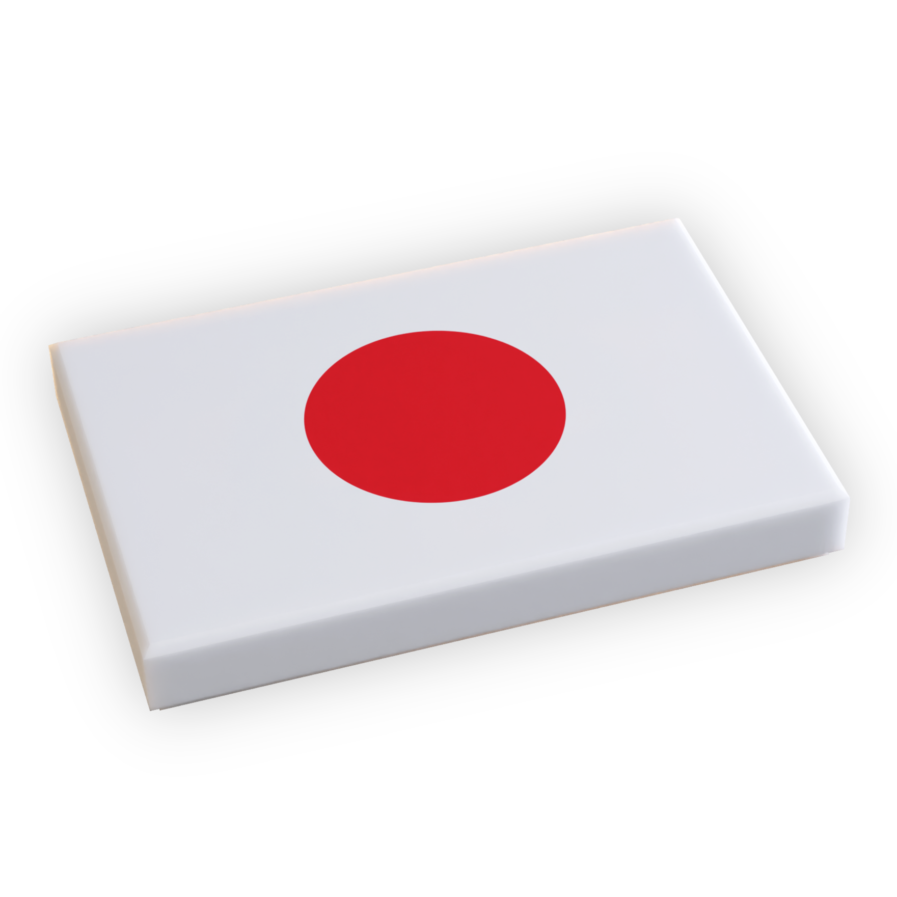 Japan Flag (2x3 Tile) made using LEGO part (Online Order Only)