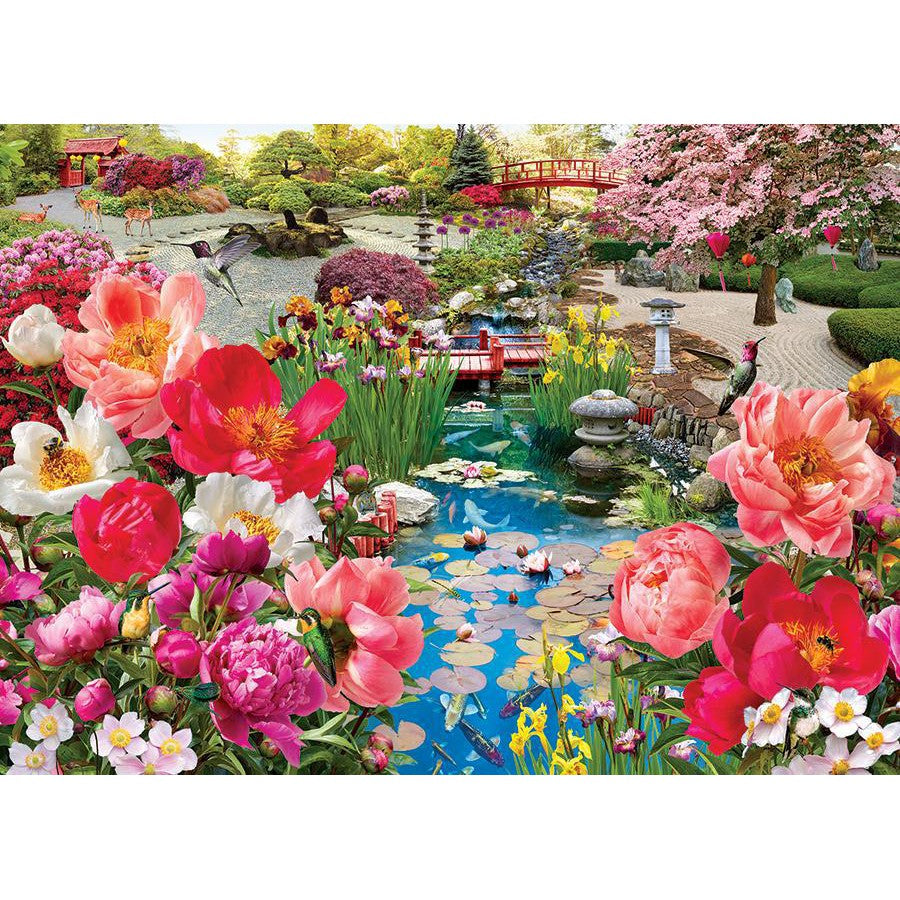Japanese Garden 1000 Piece Jigsaw Puzzle Cobble Hill (ONLINE ORDER ONLY)