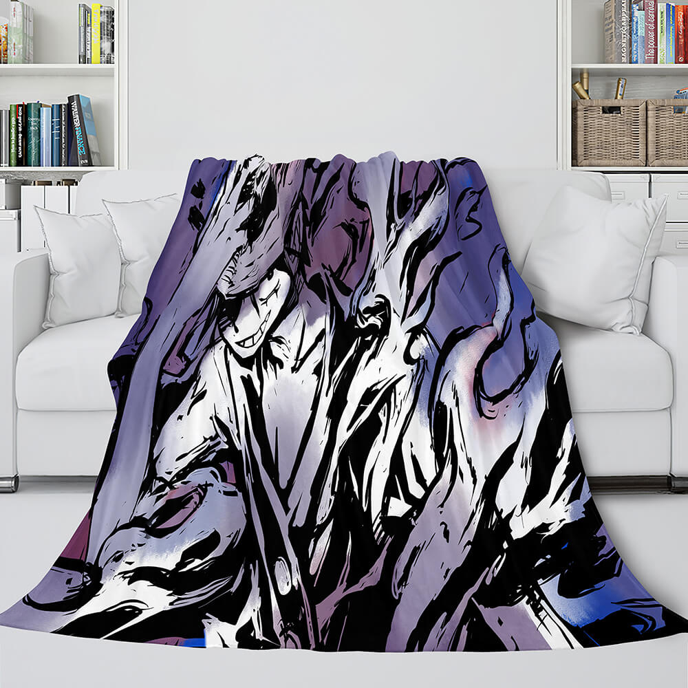 Japanese Cartoon ONE PIECE Throw Flannel Blanket Soft Cozy Bedding Use (Online Order Only)