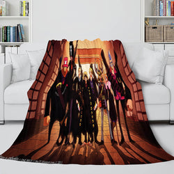 Japanese Cartoon ONE PIECE Throw Flannel Blanket Soft Cozy Bedding Use (Online Order Only)