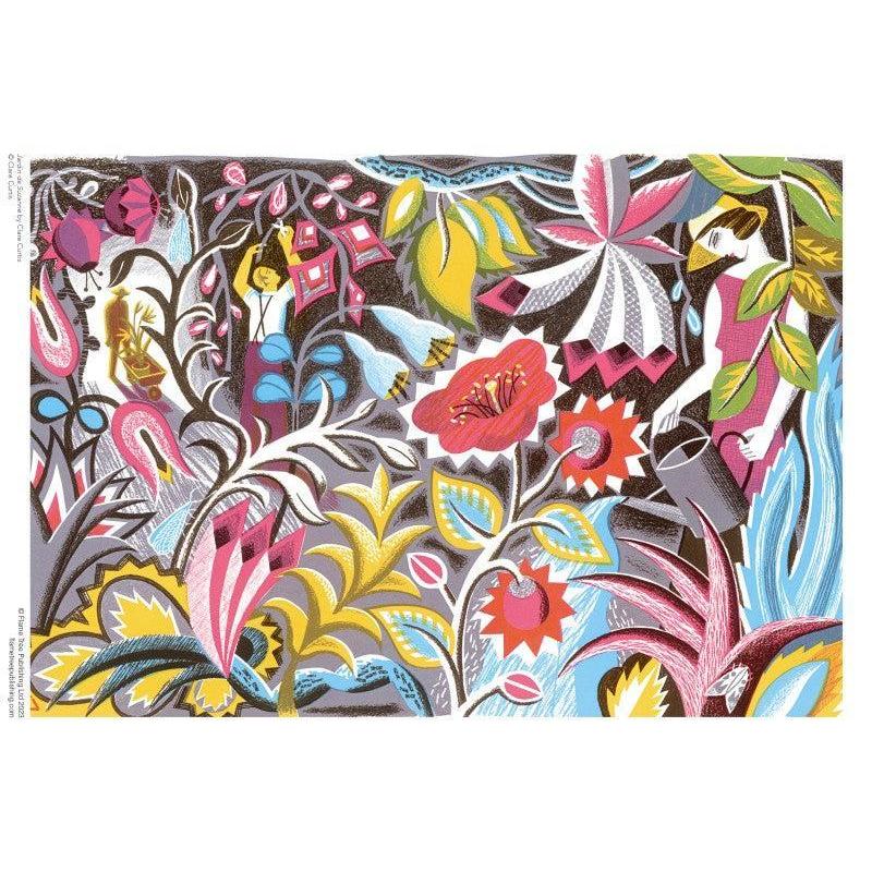 Jardin de Suzanne by Clare Curtis 1000 Piece Jigsaw Puzzle Flame Tree