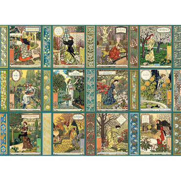 Jardiniere: A Gardener's Calendar 1000 Piece Jigsaw Puzzle Cobble Hill (ONLINE ORDER ONLY)