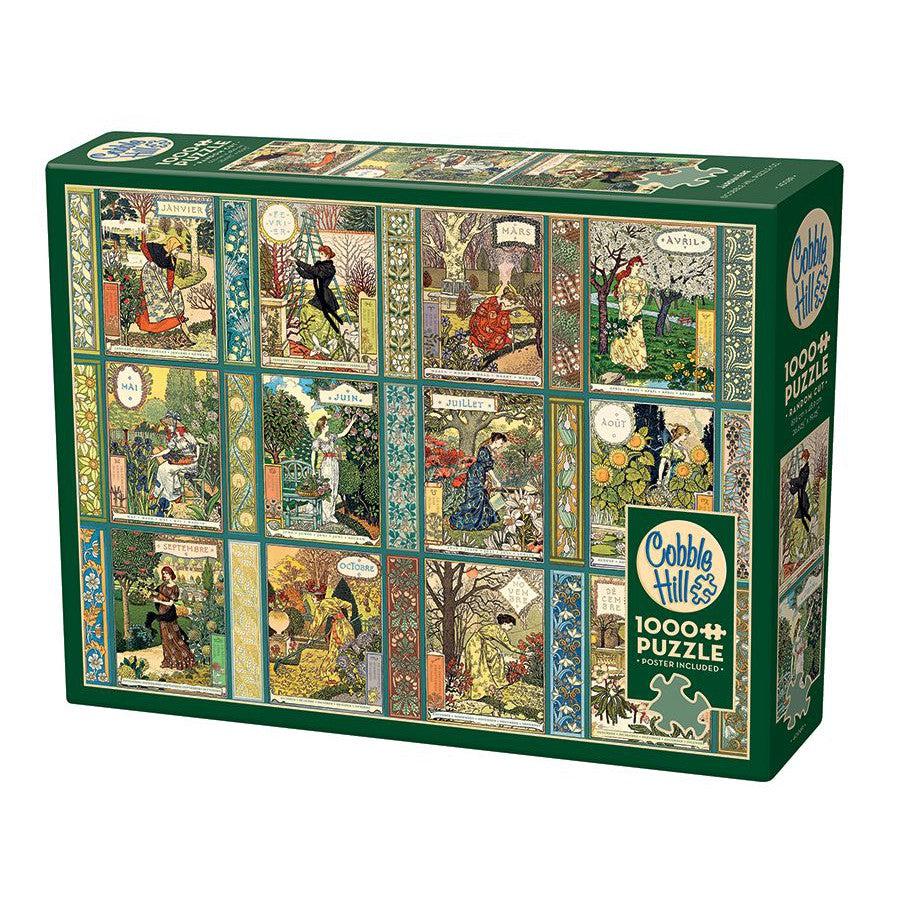 Jardiniere: A Gardener's Calendar 1000 Piece Jigsaw Puzzle Cobble Hill (ONLINE ORDER ONLY)