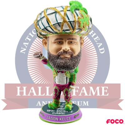Jason Kelce Philadelphia Eagles Mummer Suit Mini Bighead Bobblehead (ONLINE ORDER ONLY)