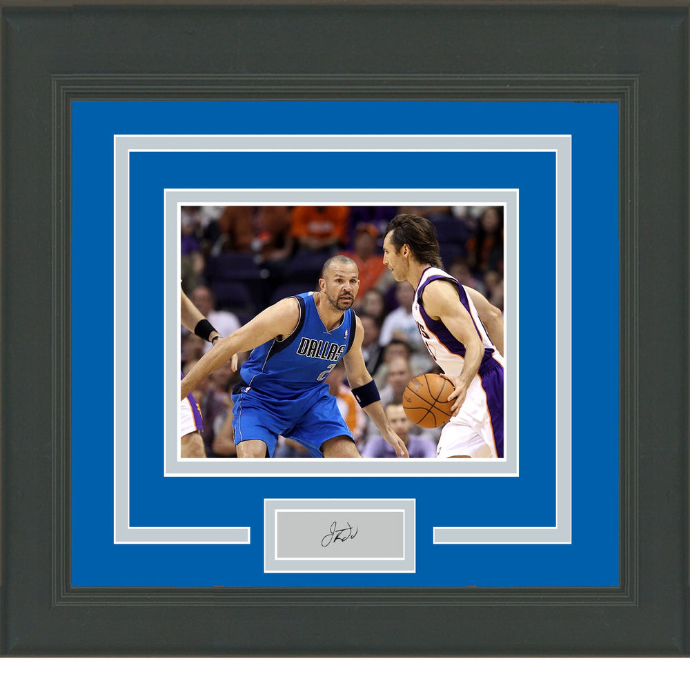 Framed Jason Kidd Facsimile Laser Engraved Signature Auto Dallas Mavericks 11x14 Basketball Photo (ONLINE ORDER ONLY)