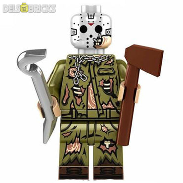 Jason Voorhees Friday The 13th Lego Minifigures Custom Horror Toys 2 (ONLINE ORDER ONLY)