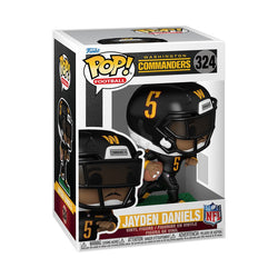 Funko Pop! NFL Washington Commanders Jayden Daniels Vinyl Figure #324 with Protector (ONLINE ORDER ONLY)