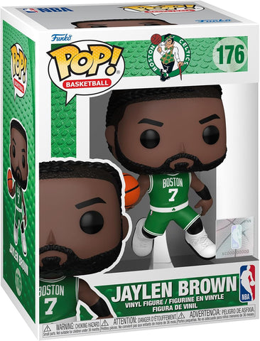 NBA Boston Celtics Jaylen Brown Funko Pop! Vinyl Figure #176 with Funko Protector (Online Order Only)