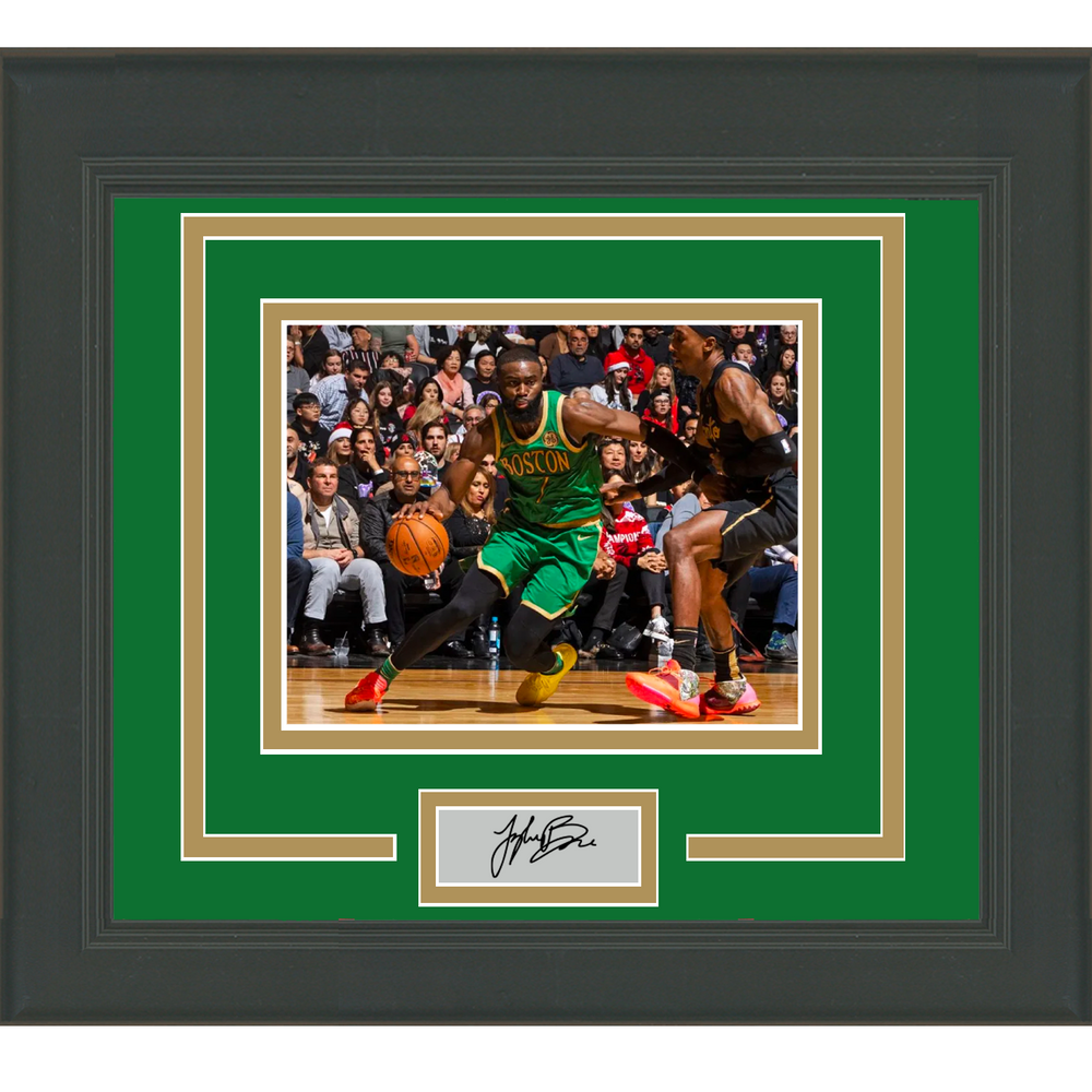 Framed Jaylen Brown Facsimile Laser Engraved Signature Auto Boston Celtics 11x14 Basketball Photo (ONLINE ORDER ONLY)