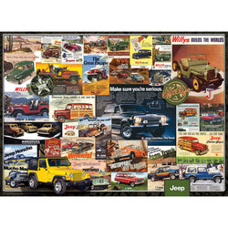 Jeep Advertising Collection 1000 Piece Jigsaw Puzzle Eurographics (ONLINE ORDER ONLY)