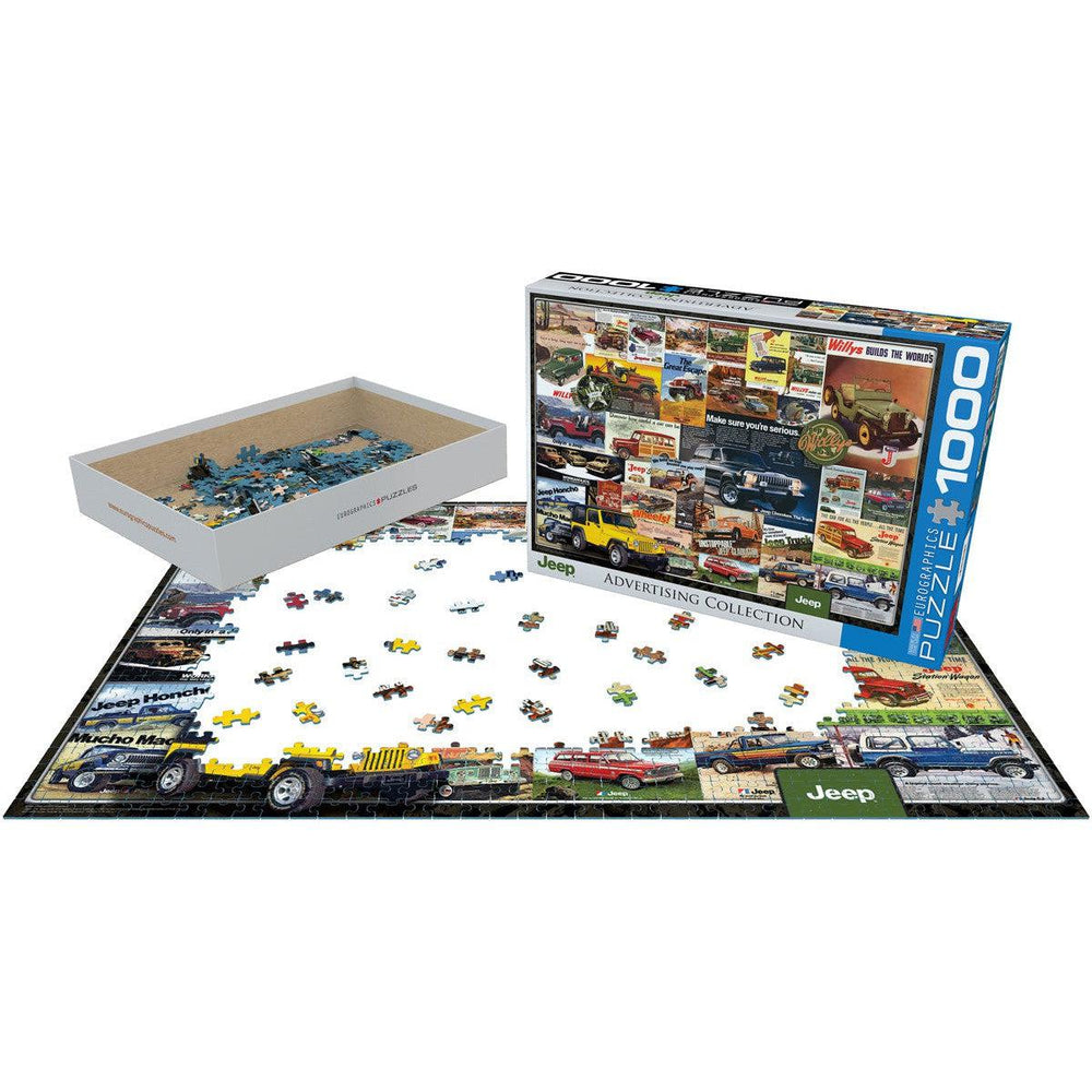 Jeep Advertising Collection 1000 Piece Jigsaw Puzzle Eurographics (ONLINE ORDER ONLY)