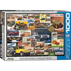 Jeep Advertising Collection 1000 Piece Jigsaw Puzzle Eurographics (ONLINE ORDER ONLY)
