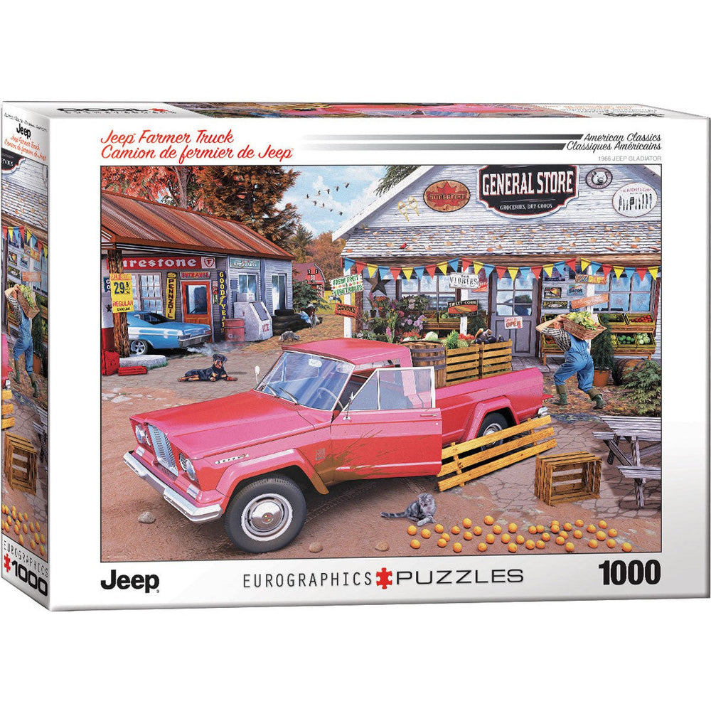 Jeep Farmer's Truck 1000 Piece Jigsaw Puzzle Eurographics (ONLINE ORDER ONLY)